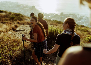 Wanderung im Gebirge