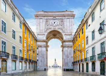 Praca do Comercio, Baixa, Lissabon, Portugal