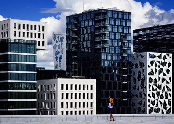 Trendy: Oslos Barcode-Viertel