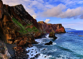 Klippen bei Ponta de Sao Lourenco