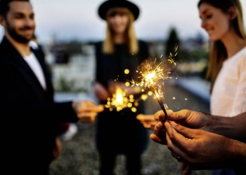 Silvester in gemeinsamer Runde.