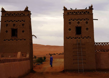 Ein typisch marokkanisches Wehrdorf