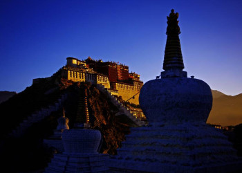 Der Potala-Palast in Lhasa