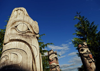 Totempfahl in Alaska