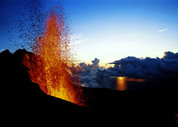 Der Piton de la Fournaise - wenn er nicht gerade schläft ...