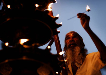 Indien, Sadhu, heiliger Mann