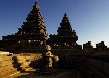 Indien, Südindien, Mahabalipuram, Shore Temple