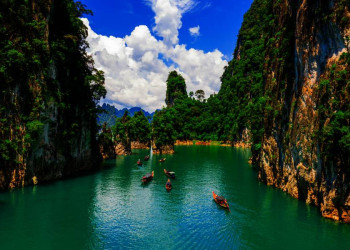 Der Chiao-Lan-See im Khao-Sok-Nationalpark in Thailand