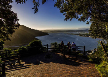 Was für eine Aussicht auf Knysna!