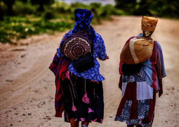 Straßenszene in Botswana