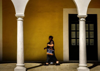 Farbenfrohe Kolonialarchitektur