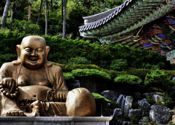 Koreanische Tempel sind immer einen Besuch wert