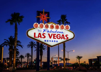 Las Vegas an der Westküste der USA
