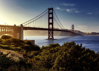 Die Golden Gate Bridge in San Francisco