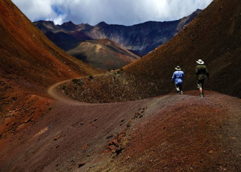 Im Haleakala-Nationalpark auf Maui