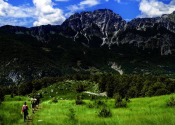 Wanderung im Valbona-Nationalpark in Nordalbanien