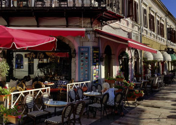 Die Altstadt von Shkoder in Albanien