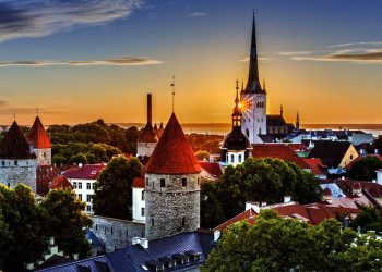 Blick auf Tallinn
