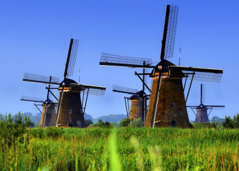 Der Windmühlenpark von Kinderdijk