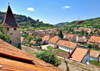 Dörfliches Panorama