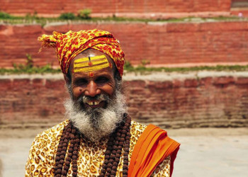 Sadhu-Porträt
