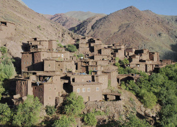 Berberdorf im Atlasgebirge