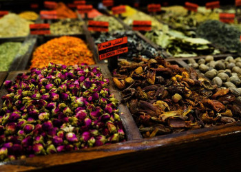 Gewürze auf dem Basar in Amman