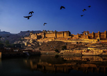 Mächtig: das Fort Amber bei Jaipur