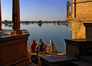 Jaisalmer, Gadi Sagar, Indien, Rajasthan