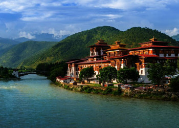 Malerisch gelegen: Punakha-Dzong