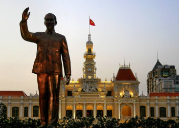 Statue von Ho Chi Minh in Saigon
