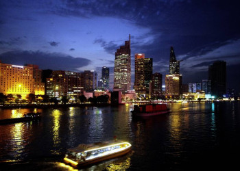 Nächtliche Impressionen in Saigon