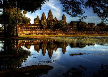 Die Tempel von Angkor Wat in Kambodscha