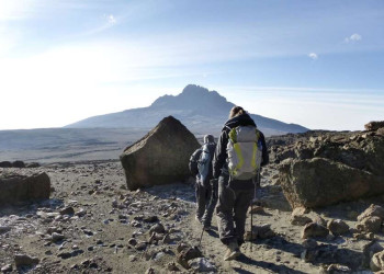 Wanderung zum Gipfel