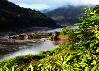Der Mekong im Süden von Laos