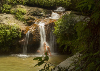 Wasserfall-Erfrischung