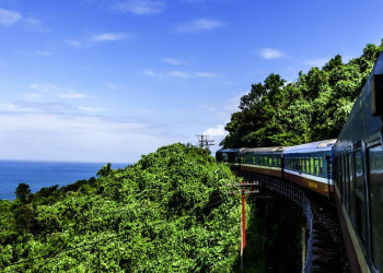 Zudfahrt an der Küste Vietnams