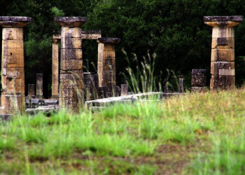 In Olympia auf dem Peloponnes