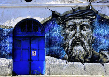 Street-Art auf den Dodekanes - Aegean style!