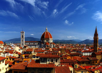 Panoramablick auf den Dom von Florenz