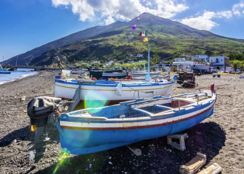 Die Vulkaninsel Stromboli