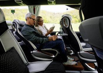 Ein Reisebus mit höchstem Komfort