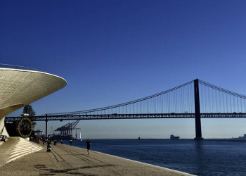 Die Ponte 25 de Abril in Lissabon