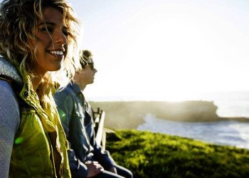 Wanderpause mit Aussicht