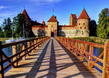 Wasserburg Trakai in Litauen