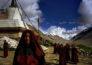 Mönche in Tibet