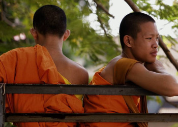 Buddhistische Mönche in Thailand