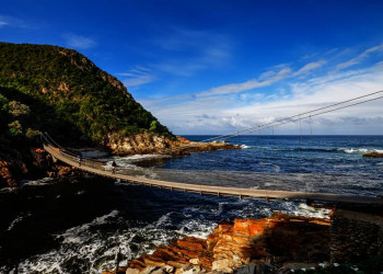 Hängebrücke über den Storms River