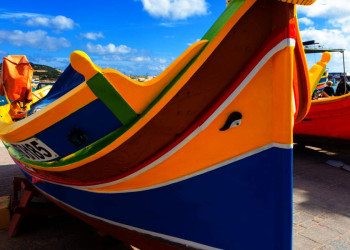 Traditionelles Malta: Die Augen der Fischerboote schützen vor den Gefahren des Meeres.