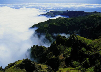 Die grüne Insel Madeira von oben